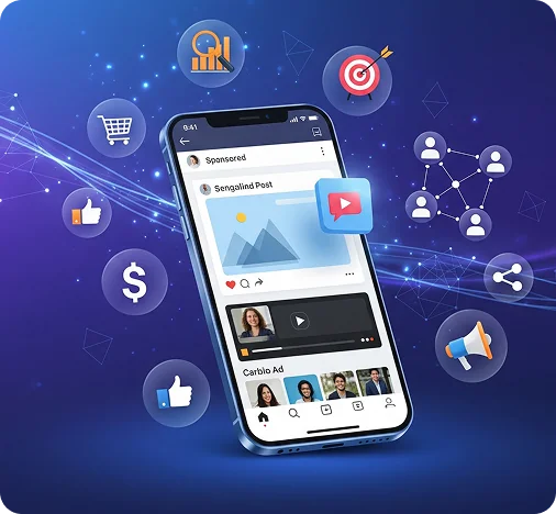 Paid social and mobile advertising